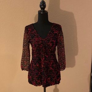 Women’s Floral Lace Blouse